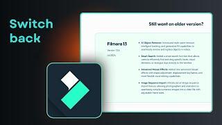 How to Revert Filmora to Previous Version