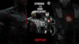 Cyborg vs War Machine Battle! #marvel #marvelvsdc #dc