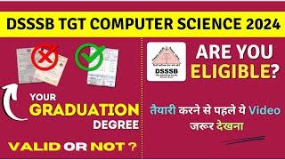 DSSSB TGT Computer Science 2024 | Eligibility and Other Doubts | Minakshi Mam