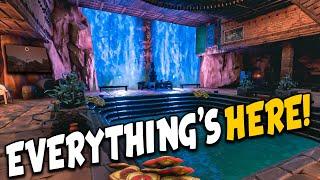 Wonderful Interior Design with Waterfall | CONAN EXILES