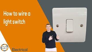 How to wire a light switch