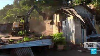 Mayotte : l'opération Wuambushu a repris avec la destruction d'un vaste bidonville • FRANCE 24