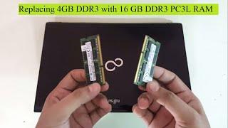 Installing 16GB DDR3 PC3L RAM in Fujitsu Lifebook AH532