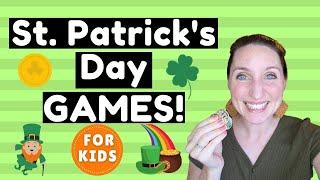 ST. PATRICK'S DAY GAMES FOR KIDS! Kid's St. Patty's Day Party!