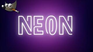 Gimp Tutorial Neon Text Effect