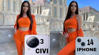 Xiaomi Civi 3 Vs iPhone 14 Camera Test Comparison