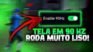 ATIVE ISSO AGORA!  90Hz + 240 FPS em QUALQUER celular! Como TIRAR os TRAVAMENTOS do FREE FIRE 