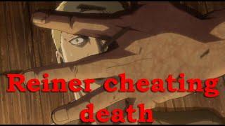 Reiner Braun Cheating Death | Attack on Titan