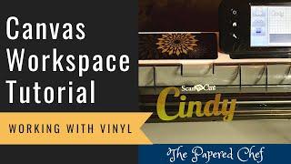 Canvas Workspace & Brother ScanNCut Tutorial - Personalize with Vinyl - Holographic Vinyl by Arteza