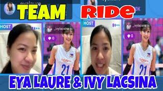 #TEAMRIDE | IVY LACSINA , DEANNA WONG , RIRI & EYA LAURE KUMU LIVE UPDATE PART1 | JUNE 29, 2022