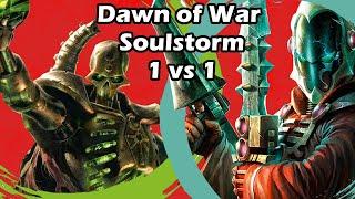 Dawn of War Soulstorm: 1 vs 1 Necrons (Eversor) vs Eldar (BADlDreDick)