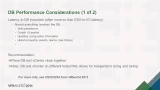 VMworld 2014: INF1506 - Extreme Performance Series: vCenter Performance