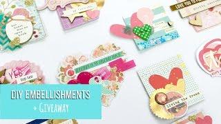 DIY Embellishments ~ Scrap Stash Clusters + + + INKIE QUILL