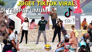 JOGET TIKTOK VIRAL DI TEMPAT UMUM BARENG CEWEK DI PINGGIR TELAGA PART 2 | BIKIN NGAKAK PARAH HAHA