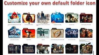 How to change windows default folder icon