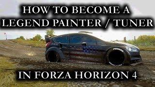 Forza Horizon 4 "How To Become A Legend Painter Or Tuner In Less Then 1 Month"