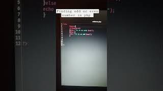 program to finding even or odd number in php
