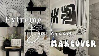 EXTREME BATHROOM MAKEOVER | How I Transformed My Small Bathroom + Very Detailed