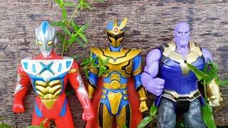 Mencari Mainan Ultraman Zero Ultraman ORB Ultraman Ginga Tobot Polisi Mobil balap