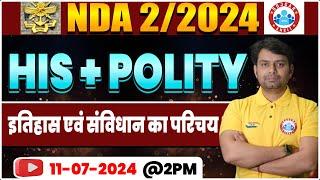 NDA 02/2024 | NDA Practice Set #01, History of Indian Constitution, Polity For NDA 2024 By Nitin Sir
