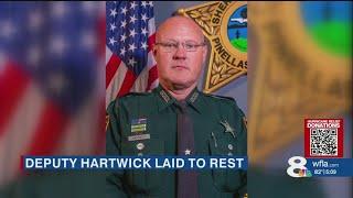 The Pinellas County Sheriff's Office said goodbye to one of their own