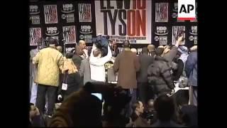 Mike tyson   'lennox lewis press conference