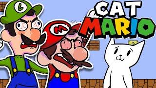 Mario Plays CAT MARIOOO!!! Ft. Luigi