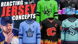 NHL Hockey Jersey Concepts! Excellent Set!