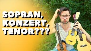 1/7 Welche Ukulele ist die richtige für dich? (Sopran, Konzert, Tenor, Bariton, Bass)