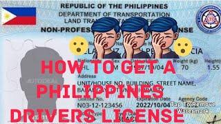 How to get a Philippines  Driver's license as an expat.