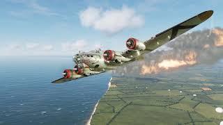 DCS FW 190 A-8 - New Damage Model - Interception Boeing B-17G "Flying Fortress"