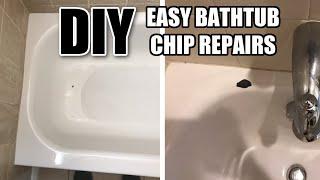 How to Repair a Chip in a Bathtub | Simple and Easy DIY Bathtub Chip Repair Process | DP TUBS