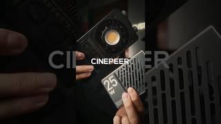 Affordable 100W Battery Video Lights? CINEPEER CX100 & CM25 #filmmaking #cameragear