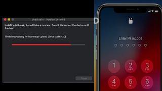 New jailbreak Fix checkra1n error-20 (14.6 - 14.8) iPhone 7 - X passcode/ disable iPhone