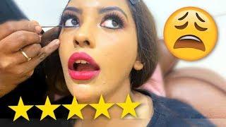 went to the BEST REVIEWED MAKEUP ARTIST in INDIA and...