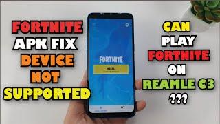 Download Fortnite on Realme Devices fix Device not supported on Google Play