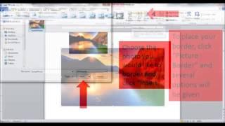 Picture Border in Word Tutorial