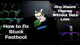 How to fix stuck at fastboot after flashing wrong file on custom ROM | without data loss |
