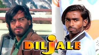 Diljale (1996) | Ajay Devgan | Amrish Puri | Diljale Movie Best Action Scene | Diljale Movie Spoof |