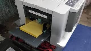 Riso CV डिजिटल ऑफसेट मशीन से छपाई करे आसानी से || How to Print recipt in RICO CV 3230