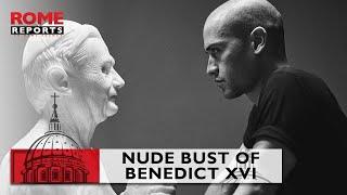 Nude bust of #Popeemeritus Benedict XVI awarded by Pontifical Academy of Fine Arts