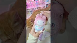 My Melody vs Cat #sanrio #mymelody #kuromi #hellokitty #cute #japan #shorts #asmr #fyp #kawaii