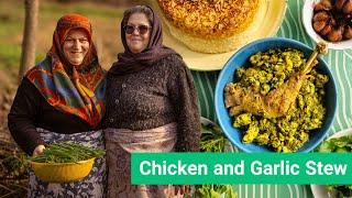 Chicken and Garlic Stew - SirGhaliye ⌘ سیرقلیه، خورش برگ سیر و مرغ