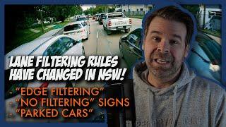 Motorcycle Lane Filtering Rules Update NSW Australia