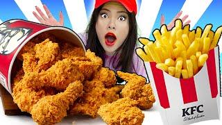 LILY BUILDS HER OWN KFC AT HOME TO MAKE THE WORLD’S LARGEST FOOD BY SWEEDEE