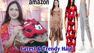 Trendy Amazon Clothing Haul | Satin dress, Joggers, Tops | sakshi anand