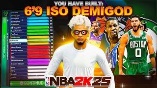 BEST GAME BREAKING 6'9 ISO BUILD in NBA 2K25! This 6'9 ISO BUILD is a DEMIGOD! Best Build 2K25!