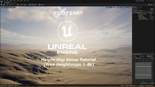 Unreal Engine 5 - Import 2k Heightmaps Tutorial Part 3 (Free Heightmaps)