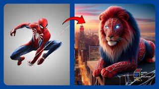 AVENGERS but as a LION (MARVEL & DC Characters) SPECIAL EDITION!