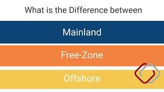 What is the Difference between Mainland, Free Zone and Offshore Company?